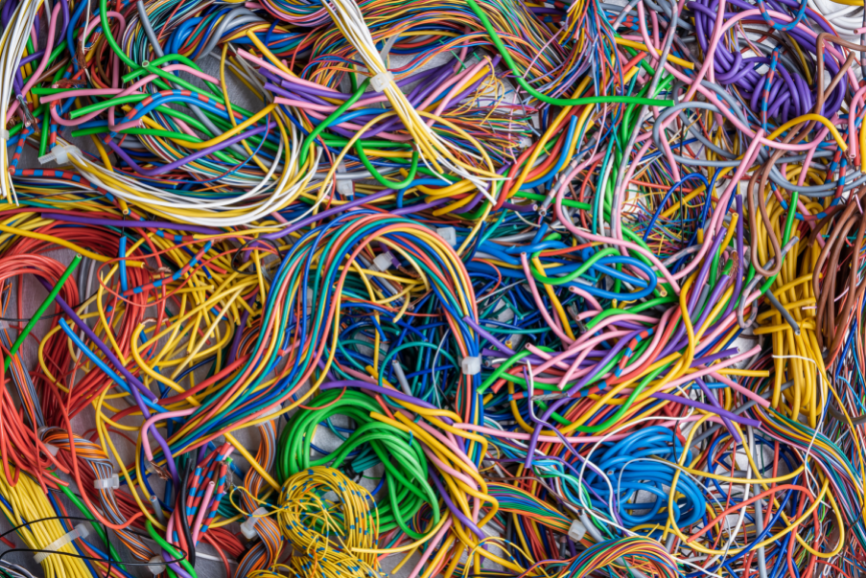 Scrap data cable collection - Fier Vechi